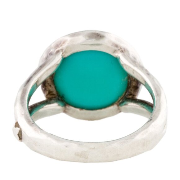 IPPOLITA TURQUOISE QUARTZ DOUBLET & DIAMOND SILVER LOLLIPOP COCKTAIL RING - Picture 7 of 10